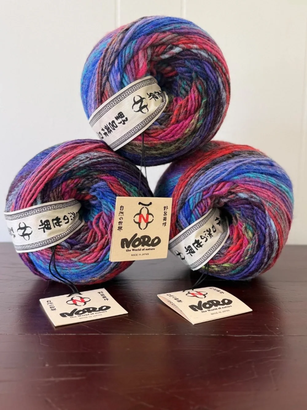 Noro Ito - #29 Hanamaki Lot A -  200g Jumbo Balls, Lot of 3 { Rare Colorway }